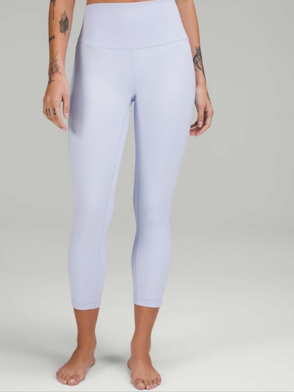 lululemon wunder under high rise crop 23"